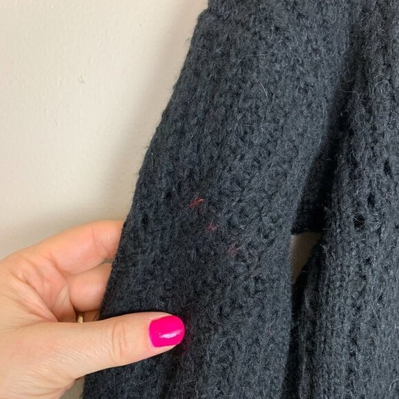 Madewell Charley Pullover Black Sweater - Size XS - Picture 7 of 8